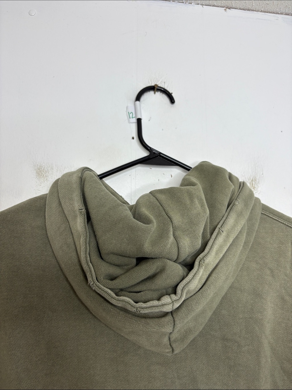 Aerie Sweatshirt Womens Small Hooded Hoodie Olive Distressed Casual Lounge - Picture 5 of 8